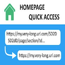 Homepage Quick Access