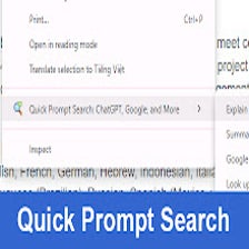 Quick Prompt Search: ChatGPT, Google, and More