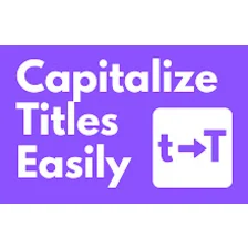 Title Capitalization Tool