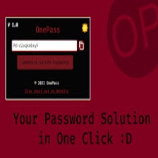 OnePass - Password Generator for Google Chrome - Extension Download