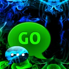 GO SMS Pro Theme green smoke