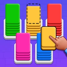 Card Shuffle: Color Sorting 3D