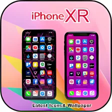 iPhone XR Launcher  Theme : Wallpapers  icons