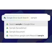 Google Drive™ Omnibar Search