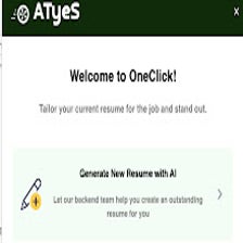 AtyeS AI OneClick Resume Enhancer for Google Chrome Extension Download