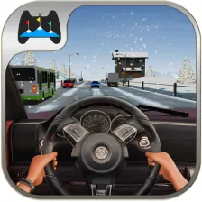 Racing in Car: Snow Traffic