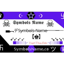 Symbols Name ✦—•♕ Get Symbol Name List ᐈ#1