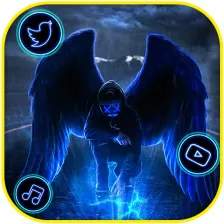 Fake, Mask, Neon, Angel Themes & Wallpapers