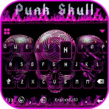 Punk Skull  Keyboard Theme