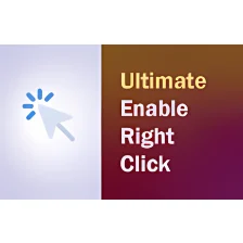 Ultimate Enable Right Click ─ Allow Copy