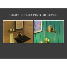 Simple Floating Shelves