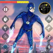Superhero Flying flash hero ga
