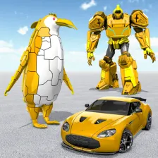 Penguin Robot Car Transformation: Robot Attack