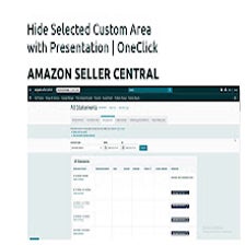 Hide Selected Custom Area with Presentation | OneClick