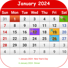 Nigeria Calendar 2023