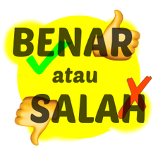 Game Benar Salah Tebak Tebakan