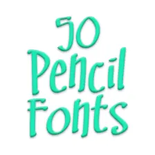 Pencil Fonts Message Maker