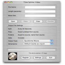 Time Splitter Video para Mac - Descargar