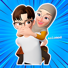 Romantic Muslim Couple Stickers for WAStickerApps