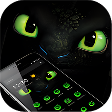 Green Dragon Eyes Theme APK für Android - Download