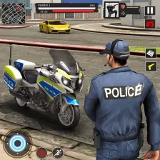US Police Bike Cop Sim Games