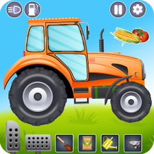 Kids Farm Tractor Harvest Game