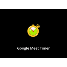 Timer for Google Meet