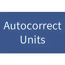 Autocorrect Units