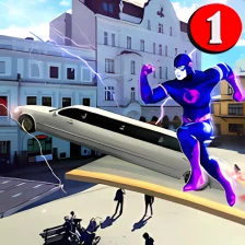 limousine super hero stunts- L