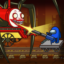 Spider Train Choo vs Amogus