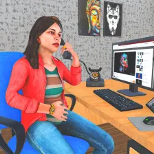 Pregnant Mother Office Life 3D