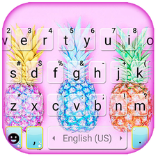 Colorful Pineapples Keyboard Theme