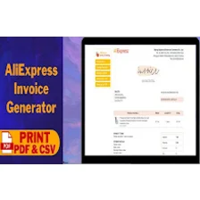 AliBill - Aliexpress invoice Generator