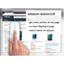 Amazon autoscroll and fast search