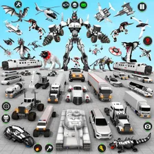 Police Robot Car Rampage: New robot shooting Games