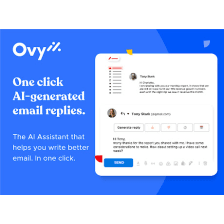 Ovy.ai | One click AI-generated email replies