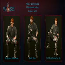 Masc V Photomode Pose Packs - Static and Animated