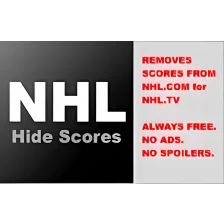 NHL.com Hide Scores