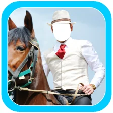 Man With Horse Photo Suit