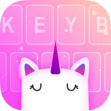 Unicorn Keyboard: Free Galaxy Rainbow Girly Themes