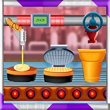 Cone Maker Factory: Dessert Biscuit Cooking Game