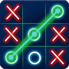 Tic-Tac-Toe Glow: X O puzzle Game