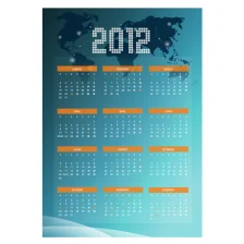 Calendário 2012 Anual