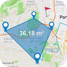 GPS Area Calculator for Land - Distance Calculator