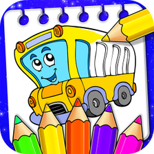 Vehicle Coloring Book Game