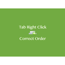 Right Click Opens Link New Tab Correct Order