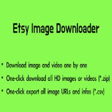 Etsy Image Downloader