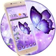 Shiny Colorful Butterfly Theme