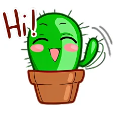 WAStickerApps: Cute Cactus Stickers