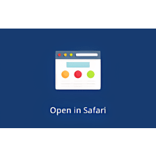 Open in Safari